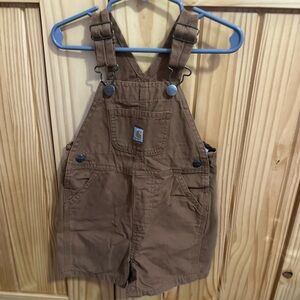 Carhartt Kids Overalls in Classic Tan